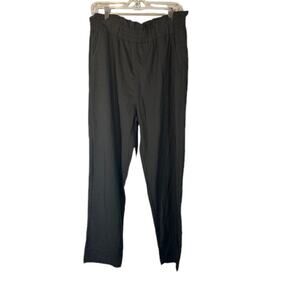 Aprance Black Elastic Waist Dressy Slacks Trouser Pants Women Sz XXL